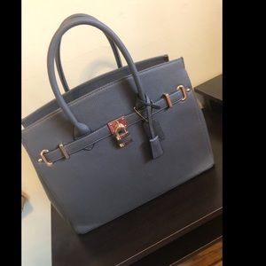 Like New Dasein Faux Leather Satchel only